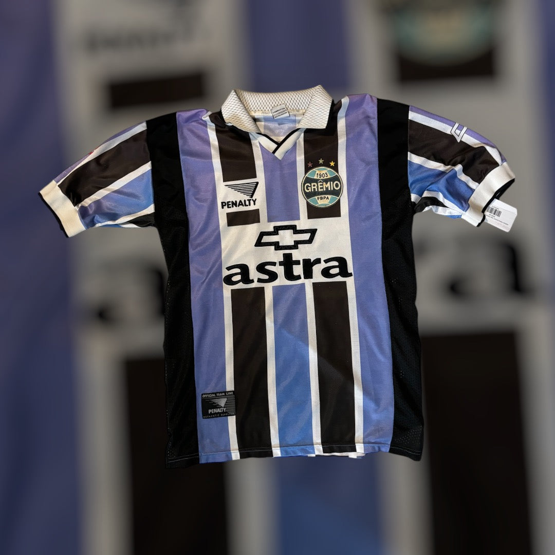 Ronaldinho #10 1999 Gremio Away Kit (Medium)