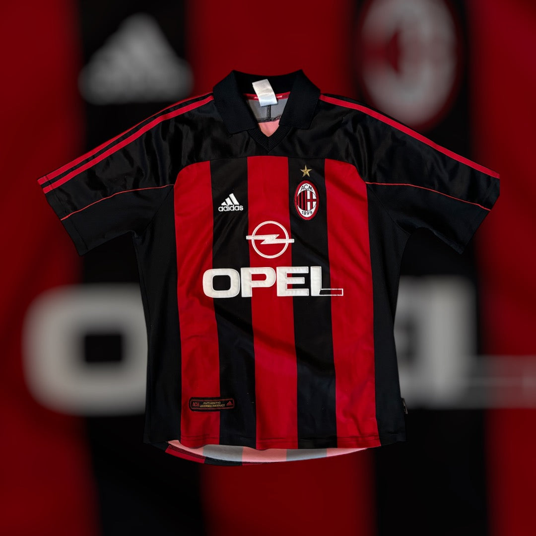 Paulo Maldini #3 2000-20002 AC Milan Home Kit (Medium)