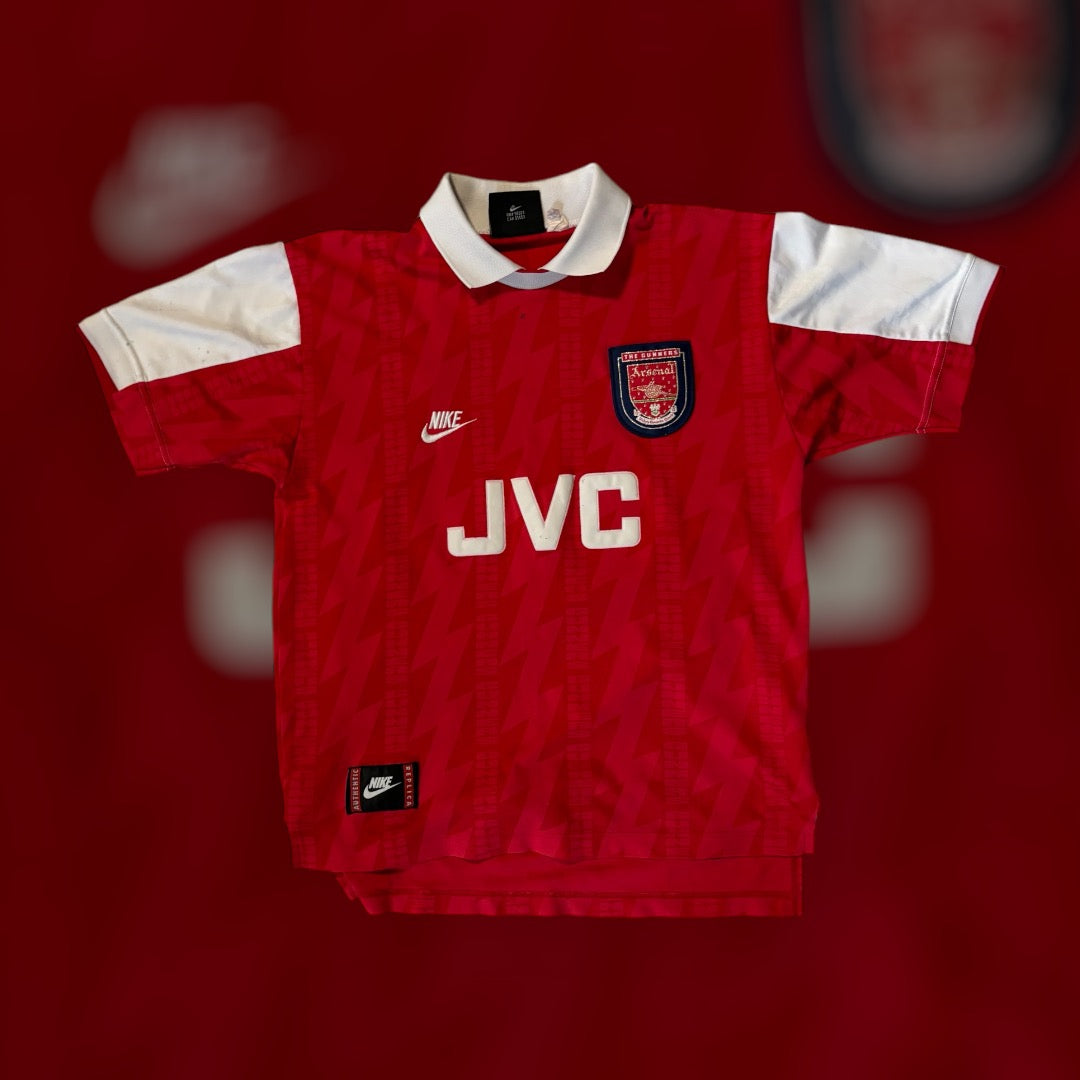 Ian Wright #8 1994/1995 Arsenal Home Kit (Medium)