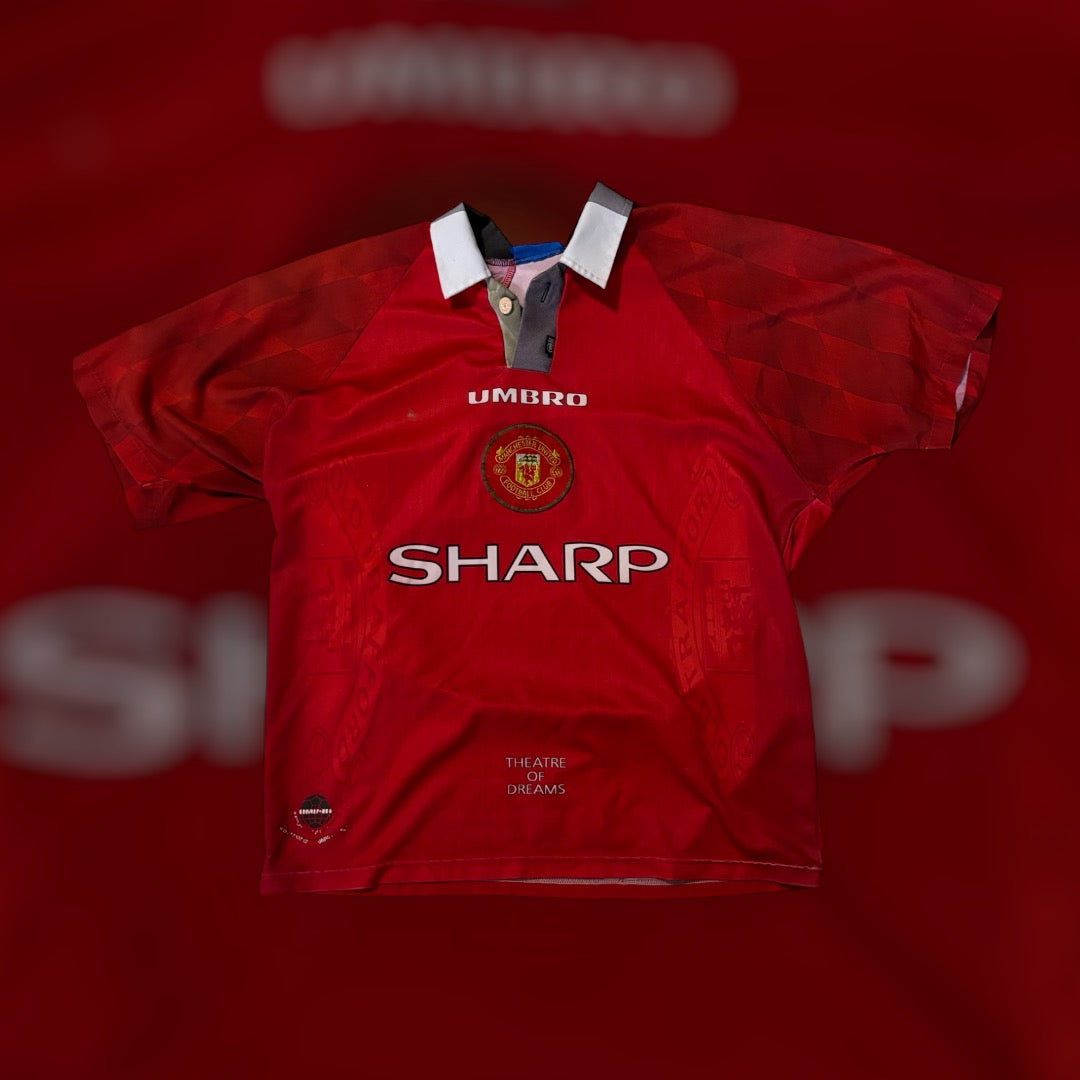 Paul Scholes #18 1998-2000 Manchester United Home Kit (Medium)