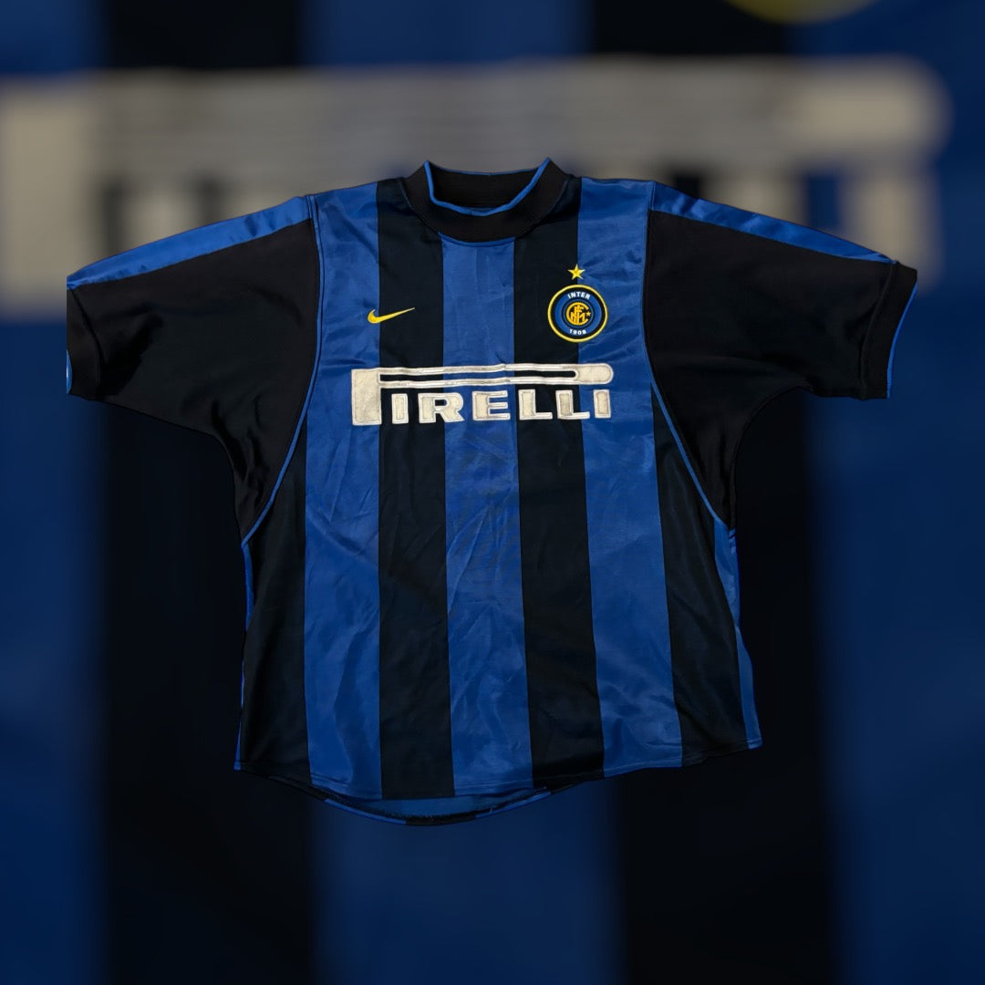 Ronaldo Nazario #9 2000/2001 Inter Milan Home Kit (Medium)