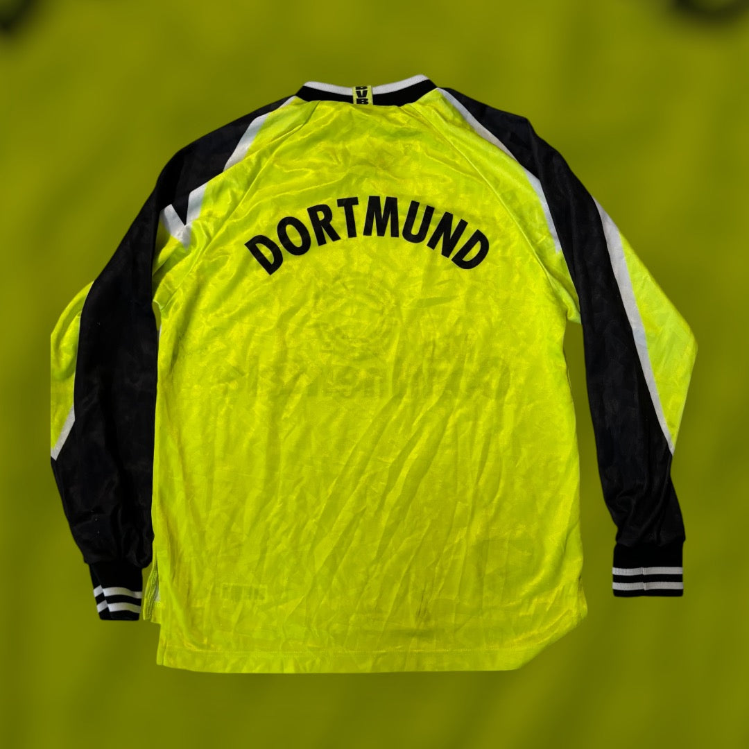 Borussia Dortmund 1995-1996 Long Sleeve Home Kit (Medium)