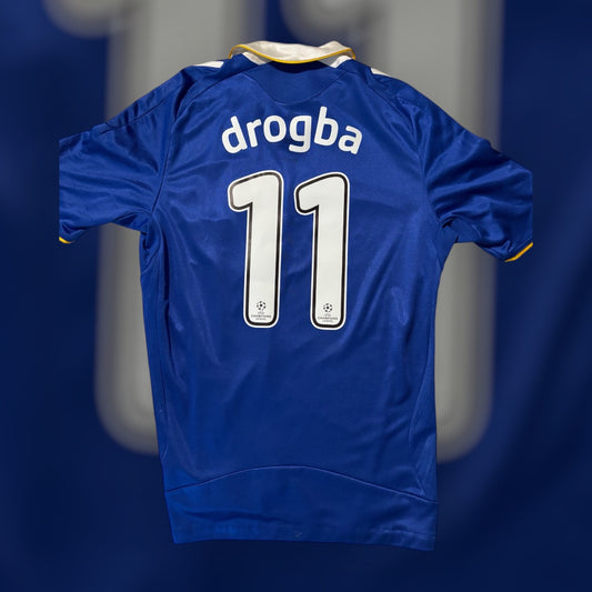 Didier Drogba #11 2008/2009 Chelsea UCL Home Kit (Medium)