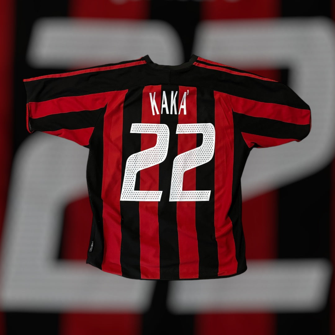 Kaka #22 2003/2004 AC Milan Home kit (Medium)