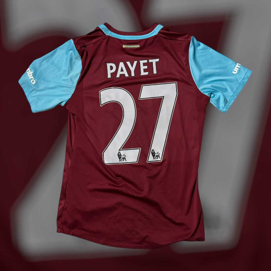 Dimitri Payet #27 2015/2016 West Ham Home Kit (Medium)