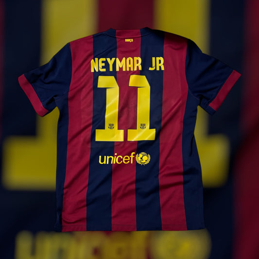 Neymar Jr #11 2013/2014 Barcelona Home Kit (Large)